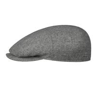 Kent Wool Cashmere Silk Flatcap by Stetson grau-schwarz 58 cm
