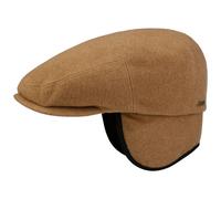 Kent Wool Ohrenklappen Flatcap by Stetson camel XXL (62-63 cm)
