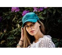 KENTUCKY Baseball Cap Unisex Samt Velvet in altrosa - onesize
