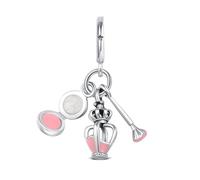KEQ 925 Sterling Silber Unendliche Familie Charms Anhänger für Armband Charm Liebe ausdrücken Bead Charms für Damen Pendant Muttertag Valentinstag Gift