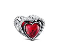 KEQ 925 Sterling Silber Unendliche Familie Charms Anhänger für Armband Charm Liebe ausdrücken Bead Charms für Damen Pendant Muttertag Valentinstag Gift