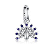 KEQ ME Charms Anhänger 925 Sterling Silber Perlen Charms Anhänger Kompatibel ME Armbänder und Halsketten für Damen Frauen Muttertag Tier Schmuck Geschenk