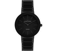 Keramikuhr JACQUES LEMANS "Monaco", schwarz, Armbanduhren, Damen, Keramikuhr, Quarzuhr, Armbanduhr, Damenuhr, bis 10 bar wasserdicht, analog (82845536-0)