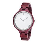 Kerbholz Damen Digital Quarz Uhr mit Holz Armband 4251240401157