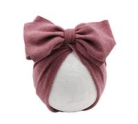 Kerdejar Baby Hut Mädchen Bogen Turban Hüte Infantile Fotografie Zubehör Baumwolle Kinder Mütze Baby Zubehör Hut