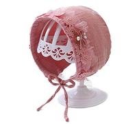 KERDEJAR Spitze Neugeborene Baumwolle Kinder Hut Baby Prinzessin Kappe Säugling Baby Bonnet Sommer Sonnenhut