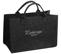 Kesper Tasche Filz grau Polyester B/H/L: ca. 25x34x50 cm