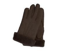 KESSLER - Damen Handschuh Ilvy Dark Brown Dunkelbraun, 8\