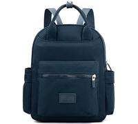 KESUDE damen Rucksack Klein Elegant, Cityrucksack Damen rucksackhandtasche Kleiner Schultertasche 2 in 1 Wasserdicht Damenrucksack Moderne Schultasche Nylon Reiserucksack Daypack für Frauen, Blau