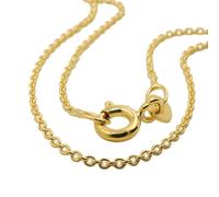 Kette 1,1mm Ankerkette rund 9Kt GOLD 45cm