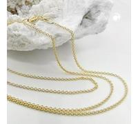 Kette 1,1mm Ankerkette rund 9Kt GOLD 45cm