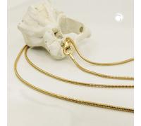 Kette 1,2mm Schlange rund 14Kt GOLD 50cm