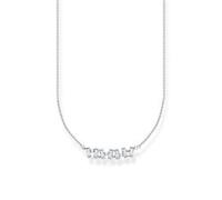 Kette aus 925er Sterlingsilber mit weißen Zirkonia
