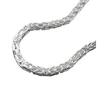 Kette ca.3mm Königskette vierkant glänzend Silber 925 60cm