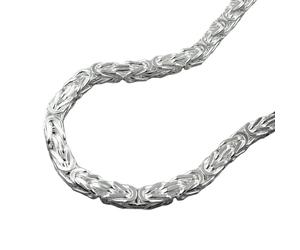 Kette ca.3mm Königskette vierkant glänzend Silber 925 60cm