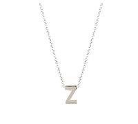 Kette Damen Zierliche Silber-Anfangsketten für Frauen 14 Karat Gold gefüllte geschichtete Silberketten für Frauen AZ 26 Alphabet-Anfangsketten für Keltenkreuz Anhänger (Z, One Size)