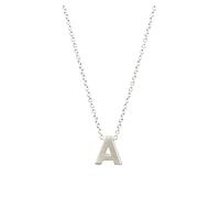 Kette Damen Zierliche Silber-Anfangsketten für Frauen 14 Karat Gold gefüllte geschichtete Silberketten für Frauen AZ 26 Alphabet-Anfangsketten für Keltenkreuz Anhänger (A, One Size)