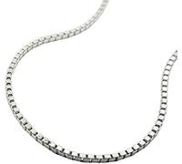 Kette Halskette Silberkette 925 Silber Damen Venezianerkette für Frauen Länge 60 cm x 1 mm Anhängerkette Silber