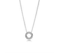 Kette Hearts aus Sterlingsilber mit Zirkonia