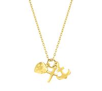 Fascination by Ellen K. Damen Anhänger mit Kette 375/- Gold 42+3cm Glänzend gelb 500341498-2