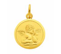 Kette mit Anhänger ADELIA´S "Schmuckset - Set mit Halskette 333 Gold Anhänger Amor Ø 12 mm", gold, Halsketten, Damen, Gold, Schmuckset - Set mit Halskette (54298149-0) gold