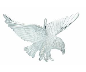 Kette mit Anhänger ADELIA´S "Schmuckset - Set mit Halskette 925 Silber Anhänger Adler", silber, Halsketten, Damen, Silber 925 (Sterlingsilber), Schmuckset - Set mit Halskette (39521103-0) silber