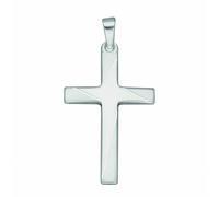 Kette mit Anhänger ADELIA´S "Schmuckset - Set mit Halskette 925 Silber Kreuz Anhänger", silber, Halsketten, Damen, Silber 925 (Sterlingsilber), Schmuckset - Set mit Halskette (46050204-0) silber