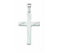 Kette mit Anhänger ADELIA´S "Schmuckset - Set mit Halskette 925 Silber Kreuz Anhänger", silber, Halsketten, Damen, Silber 925 (Sterlingsilber), Schmuckset - Set mit Halskette (36095960-0) silber