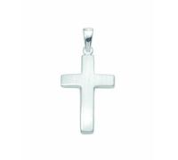 Kette mit Anhänger ADELIA´S "Schmuckset - Set mit Halskette 925 Silber Kreuz Anhänger", silber, Halsketten, Damen, Silber 925 (Sterlingsilber), Schmuckset - Set mit Halskette (41636125-0) silber