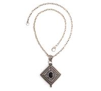 Kette mit Anhänger ALLGÄU REBELL "Amy", Damen, Gr. onesize, Metall, silber (altsilberfarbig), Basic, Halsketten, mit opulentem Anhänger (92949005-0) altsilberfarbig