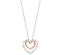 amor Kette mit Anhänger Bicolor Damen