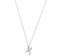 Amor Kette mit Anhänger 925 Sterling Silber Damen Halsschmuck, 42+3 cm, Silber, Kolibri, Kommt in Schmuck Geschenk Box, 2034097