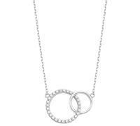 amor Kette mit Anhänger Silber Weiss Damen