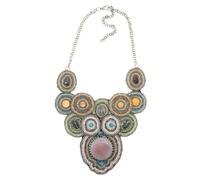 Kette mit Anhänger "Beria", Damen, Gr. onesize, Glas, bunt (multi), COLLEZIONE ALESSANDRO, Basic, Halsketten, in runden Formen gefertigt (40854836-0) multi