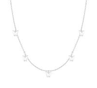 Kette mit Anhänger COOL TIME "Schmuck Edelstahl Halskette The Cool Butterfly Schmetterling", silber (silberfarben), Halsketten, Jungen, Edelstahl, L: 41 B: 2mm, B:2mm (81338458-0) silberfarben