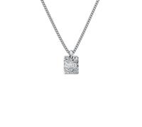 Kette mit Anhänger DIESEL "Diesel Font", silber (edelstahlfarben), Halsketten, Damen, Edelstahl, L: 50 (48822431-0) edelstahlfarben
