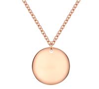 Kette mit Anhänger EASTSIDE "ES404", rosa (roségold), Halsketten, Damen, 42,0cm Basiskette + 5,0cm Verlängerung, Edelstahl, aus Edelstahl (27210322-0) roségold