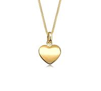 ELLI Damen Halskette 'Herz' gold, Größe 45, 4522180 Gold 45