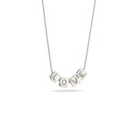 Kette mit Anhänger ELLI "Halskette Love Liebe mit Kristallen von Swarovski(R) 925 Sterling Silber" Gr. 45, silber, Halsketten, Damen, Silber 925 (Sterlingsilber) (67362331-45) silber
