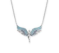 Kette Engel mit 104 Multicolor synth. Zirkonia |