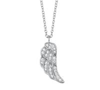 Engelsrufer Halskette Little Magic Flügel 925er-Sterlingsilber weiße Zirkonia 40+4 cm Damen