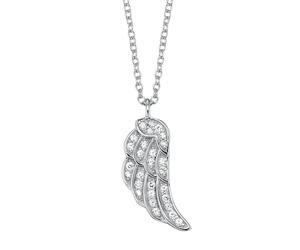 Kette mit Anhänger ENGELSRUFER "Little magic KETTE FLÜGEL", weiß (silber, 925, weiß), Halsketten, Damen, Silber 925 (Sterlingsilber), L: 44, mit Zirkonia (synth.) (227953-0) silber, 925, weiß