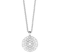 Kette mit Anhänger FIRETTI "Schmuck Geschenk Herzen", silber (edelstahlfarben), Halsketten, Damen, Edelstahl, L: 50 B: 1,4mm, B:1,4mm (62298425-0) edelstahlfarben