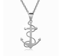 Kette mit Anhänger FIRETTI "Schmuck Geschenk Silber 925 Halsschmuck Ankerkette Anker", silberfarben, Halsketten, Damen, Silber 925 (Sterlingsilber), L: 45 B: 1,1mm, Made in Germany, B:1,1mm (55054053-