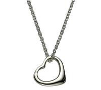 Kette mit Anhänger FIRETTI "Schmuck Geschenk Silber 925 Halsschmuck Halskette Ankerkette Herz", silber (silberfarben), Halsketten, Damen, Silber 925 (Sterlingsilber), L: 40,5, Kette mit Anhänger (7789