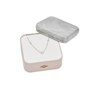 Kette mit Anhänger FOSSIL "Schmuck Geschenk Silber 925 Halsschmuck", silber (silberfarben), Halsketten, Damen, Silber 925 (Sterlingsilber), L: 46, mit Zirkonia (synth.) (79550721-0) silberfarben