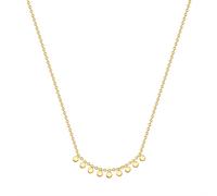 Glanzstücke München - Halskette Sterling Silber in Gelbgold Ketten 1 ct Damen