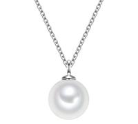 Glanzstücke München - Halskette aus Sterling Silber in Gelbgold mit Muschelkernperle Ketten 1 ct Damen