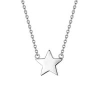 Kette mit Anhänger GLANZSTÜCKE MÜNCHEN "X1120", silber, Halsketten, Damen, 40,0cm Basiskette + 5,0cm Verlängerung, Silber 925 (Sterlingsilber), B: 1,1mm, aus Sterling Silber, B:1,1mm (74035301-0) silb