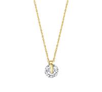Fascination by Ellen K. Kette mit Anhänger mit Gravur »333/- Gelbgold Zirkonia«, Anhänger mit Kette
